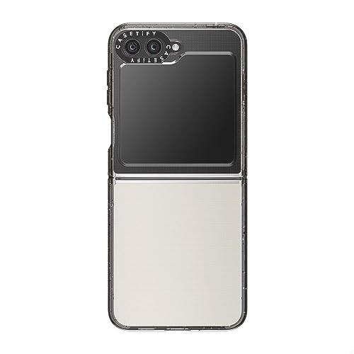 良品特価 CASETiFY インパクトケース Samsung Galaxy Z Flip5 - クリアブラック 送料無料