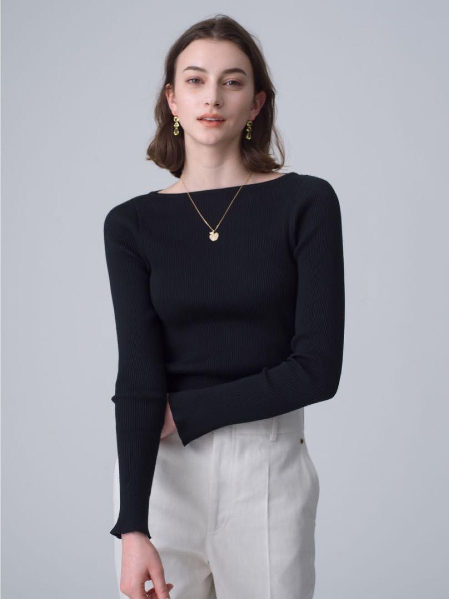 AURALEE Ron Herman ギザボートネック Giza Boat Neck Pullover AURALEE Ron Herman ギザボートネック Giza Boat Neck Pullover