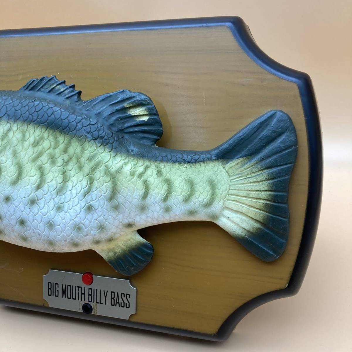 BIG MOUTH BILLY BASS SINGING FISH ブラックバス インテリア おもちゃ 動作不可 ジャンク_画像3