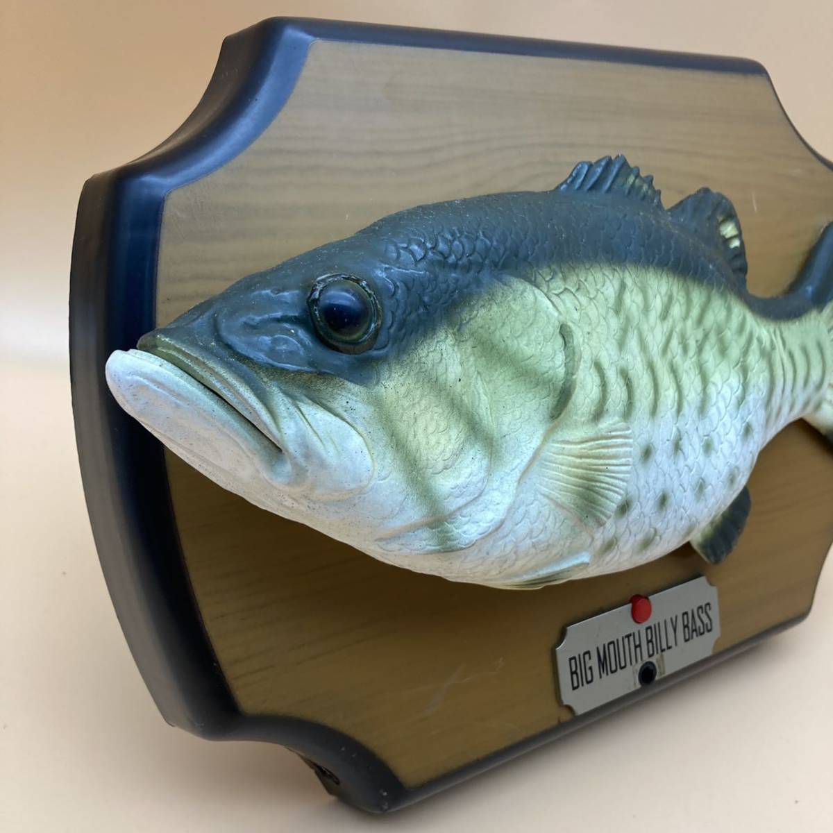 BIG MOUTH BILLY BASS SINGING FISH ブラックバス インテリア おもちゃ 動作不可 ジャンク_画像2