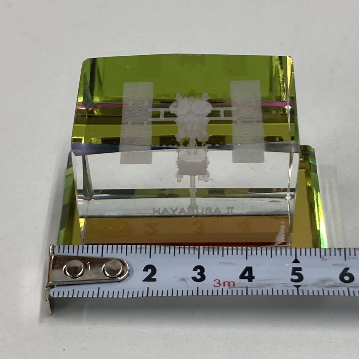 小惑星探査機 HAYABUSA2 3Dクリスタル レーザー彫刻 置物_画像6