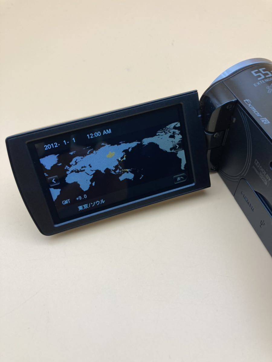 SONY HANDYCAM HDデジタルビデオカメラレコーダー hdr-cx270 簡易動作のみ確認の画像2