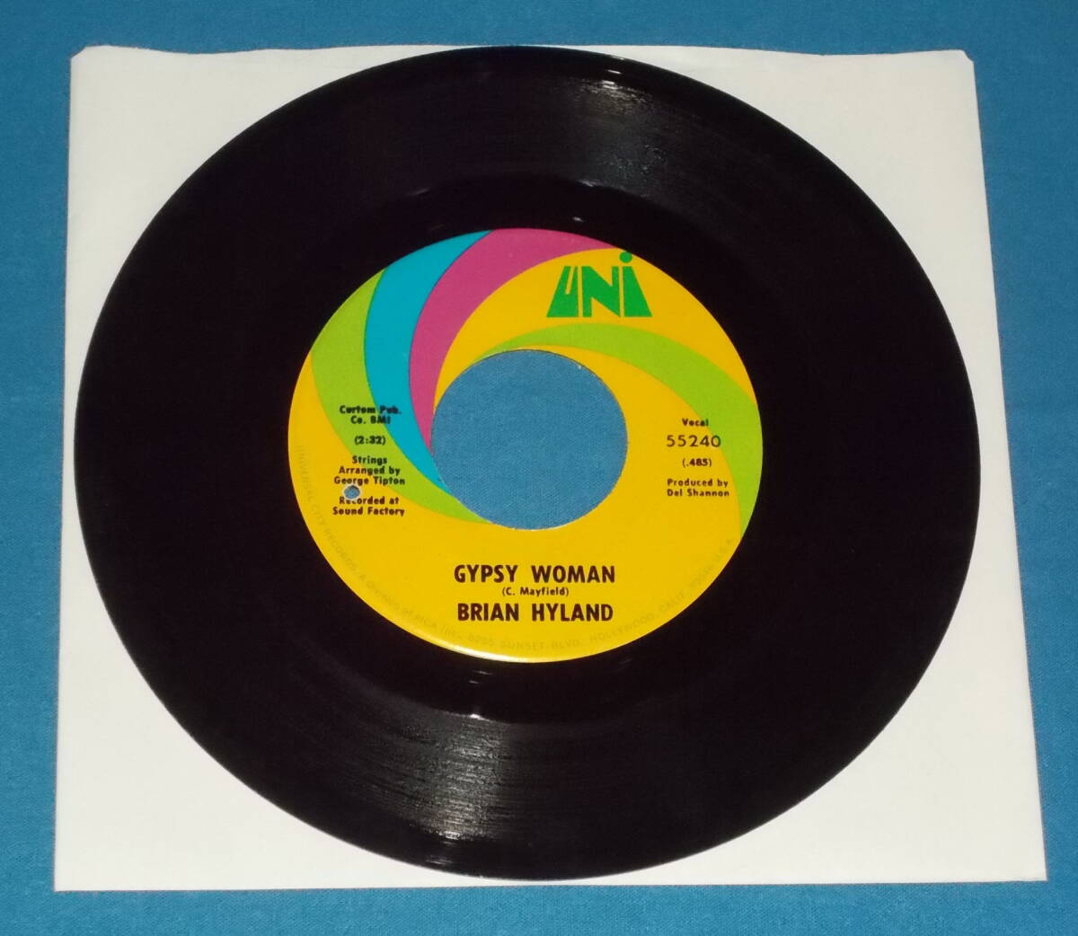 ☆7inch EP★US盤●BRIAN HYLAND/ブライアン・ハイランド「Gypsy Woman/ジプシー・ウーマン」70s名曲!●_画像1