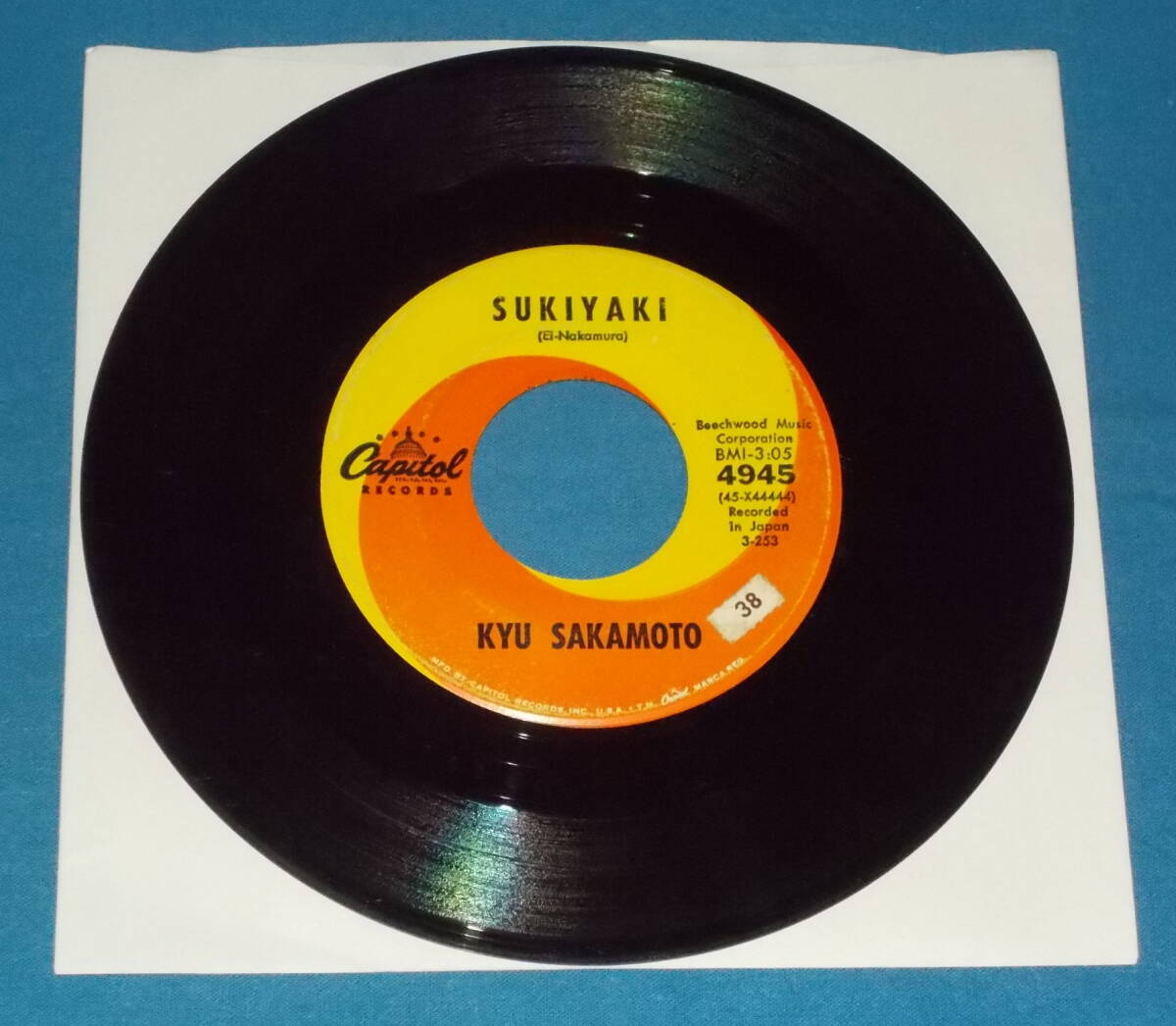 ☆7inch EP★US盤●坂本九/KYU SAKAMOTO「Sukiyaki/上を向いて歩こう」60s名曲!●_画像1