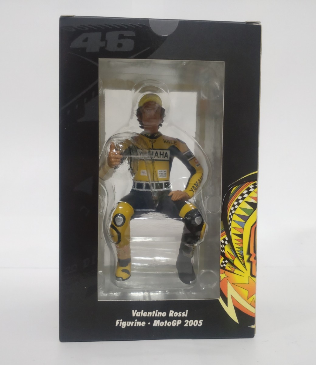 PMA MINICHAMPS 1/12 2005 ロッシ シッティング フィギュア ラグナ・セカ　限定 3999個 Rossi ミニチャンプス ゴロワーズ ヤマハ　YAMAHA_画像9