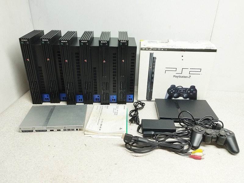 SONY ソニー PS2 プレイステーション2本体 8台 コントローラーなど いろいろまとめてセット ジャンク_画像1