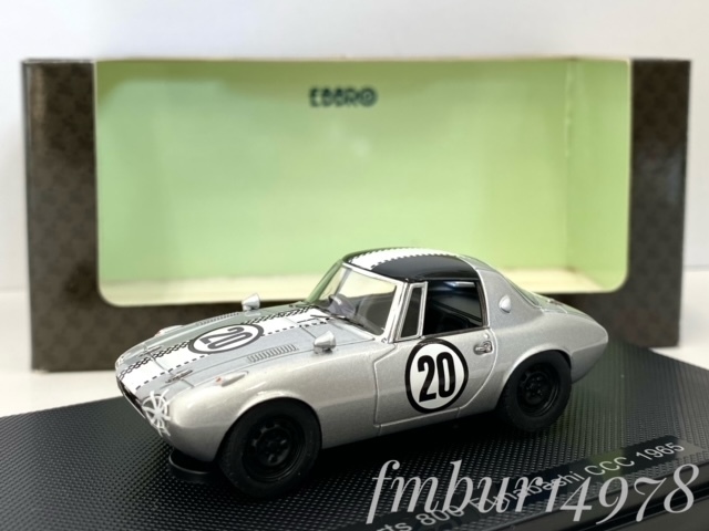 ＜絶版・未使用＞EBBRO　エブロ　1/43　Toyota Sports 800 Funabashi CCC 1965　トヨタ　スポーツ　船橋　浮谷東次郎_画像1