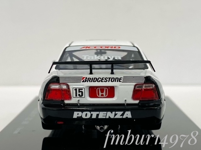 ＜未展示＞EBBRO　エブロ　1/43　PIAA ACCORD VTEC No.15　JTCC 1996　ピア　アコード　黒澤琢弥　_画像5