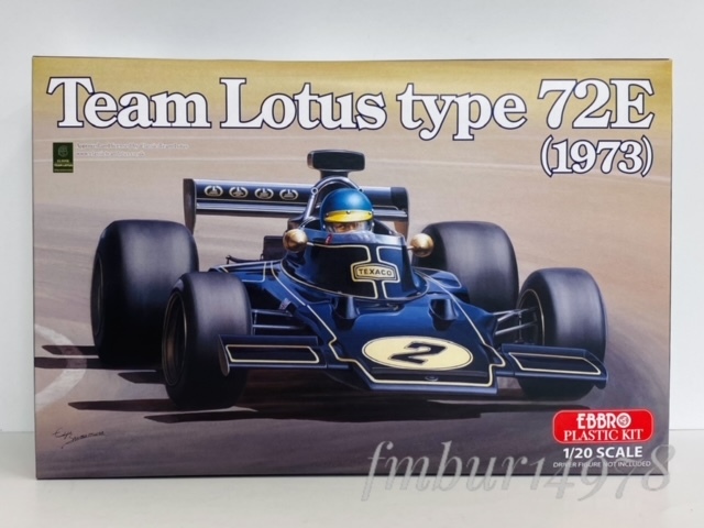 ＜絶版・未使用＞EBBRO　エブロ　1/20　プラモデル　Team Lotus Type 72E 1973　チーム　ロータス_画像1