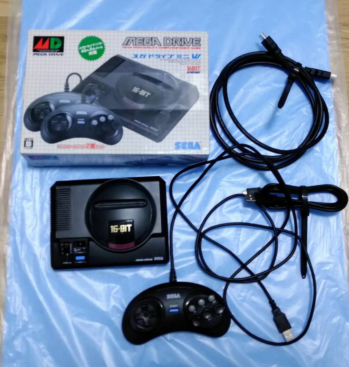 メガドライブミニW セガ SEGA 16BIT 本体 セット MD MEGADRIVE メガドライブ 任天堂 ニンテンドー Nintendo SFC スーファミ ミニの画像1