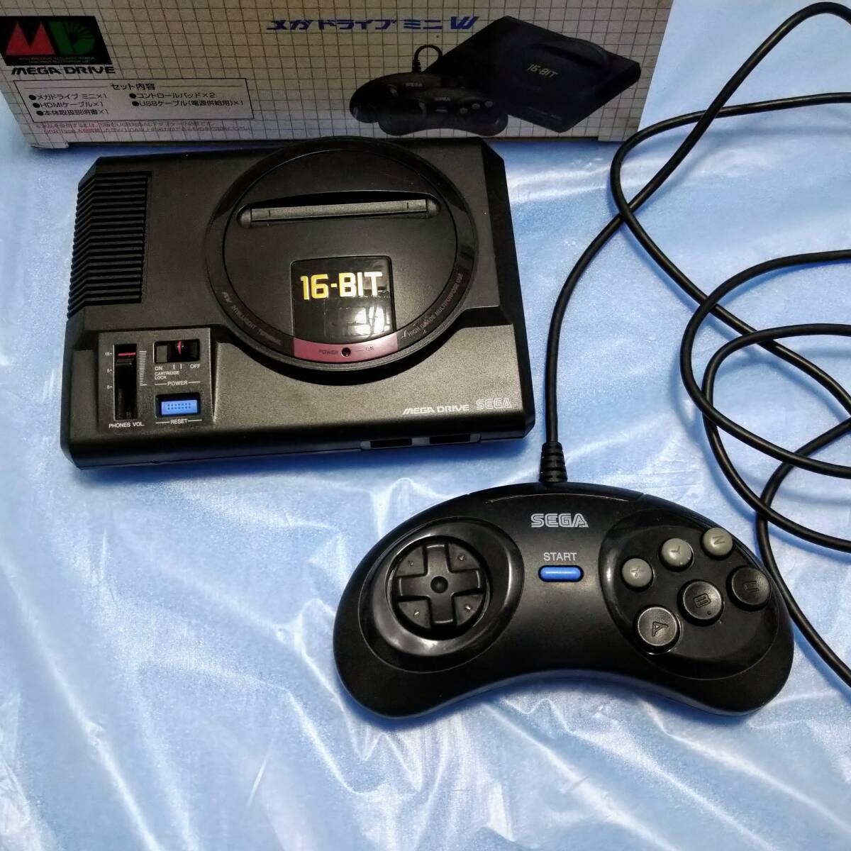 メガドライブミニW セガ SEGA 16BIT 本体 セット MD MEGADRIVE メガドライブ 任天堂 ニンテンドー Nintendo SFC スーファミ ミニの画像2