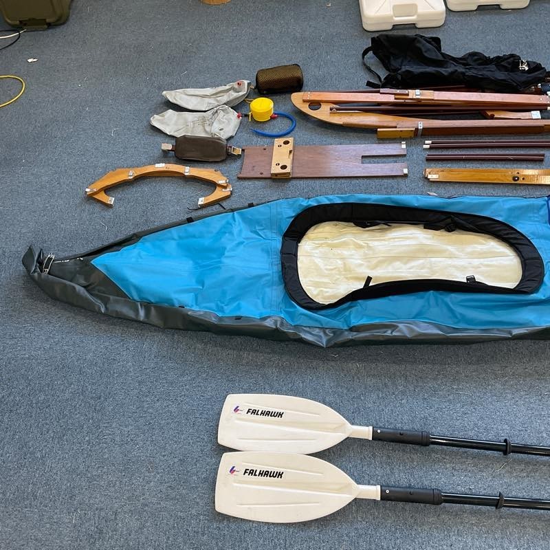 1円~!!【引き取り限定】パドル付 FUJITA CANOE フジタカヌー 1円~!!【引き取り限定】パドル付 FUJITA CANOE フジタカヌー