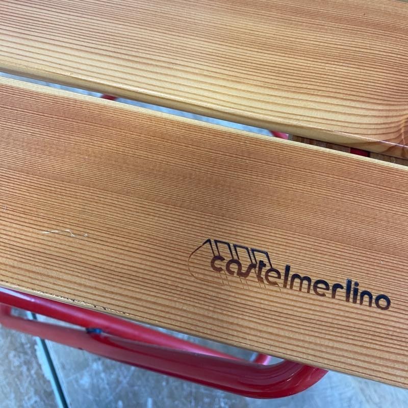 castelmerlino カステルメルリーノ スツール チェア サイドテーブル ジャグスタンド ウッドチェア 木製 アウトドア キャンプ mc01063643_画像2