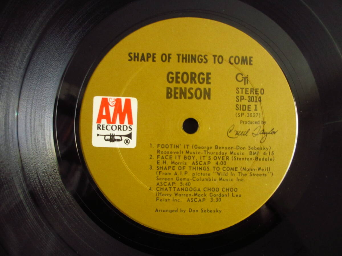 US盤 / George Benson / ジョージベンソン / Shape Of Things To Come / A&M / SP-3104 / PETE ROCKネタの画像4