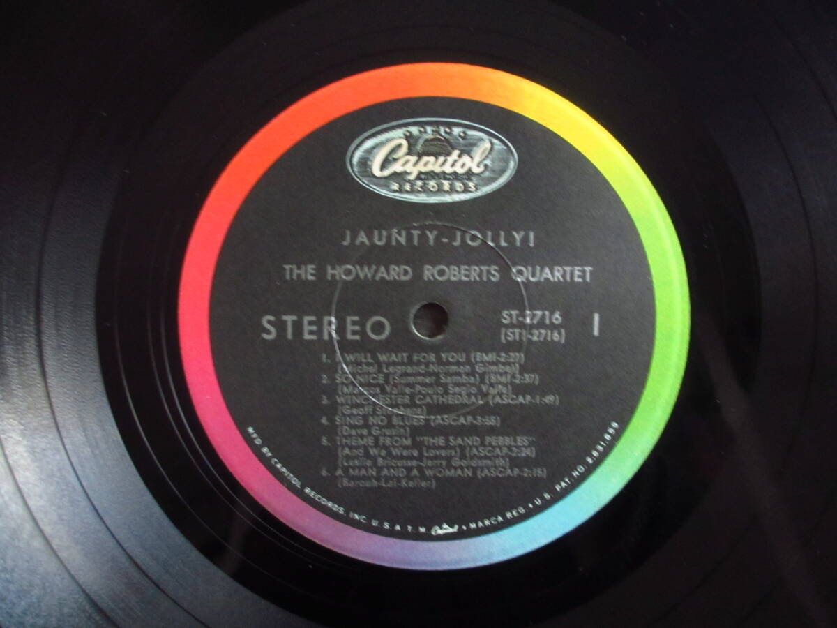 オリジナル / The Howard Roberts Quartet / ハワードロバーツ / Jaunty-Jolly! / Capitol Records / ST 2716 / US盤_画像3