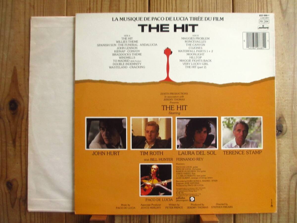 Paco De Lucia / パコデルシア / Music From The Soundtrack Of The Film "The Hit" / Mercury / 822 668-1_画像2
