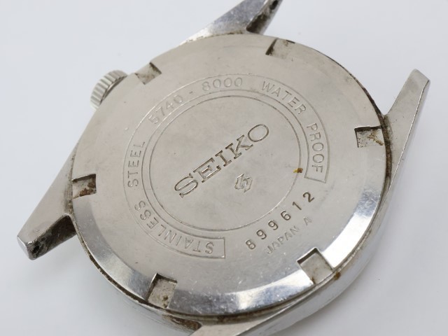 2402-565 セイコー 手巻き式 腕時計 SEIKO 5740 8000 ロードマーベル 36000 全数字 絹目文字盤 本体のみ_画像4