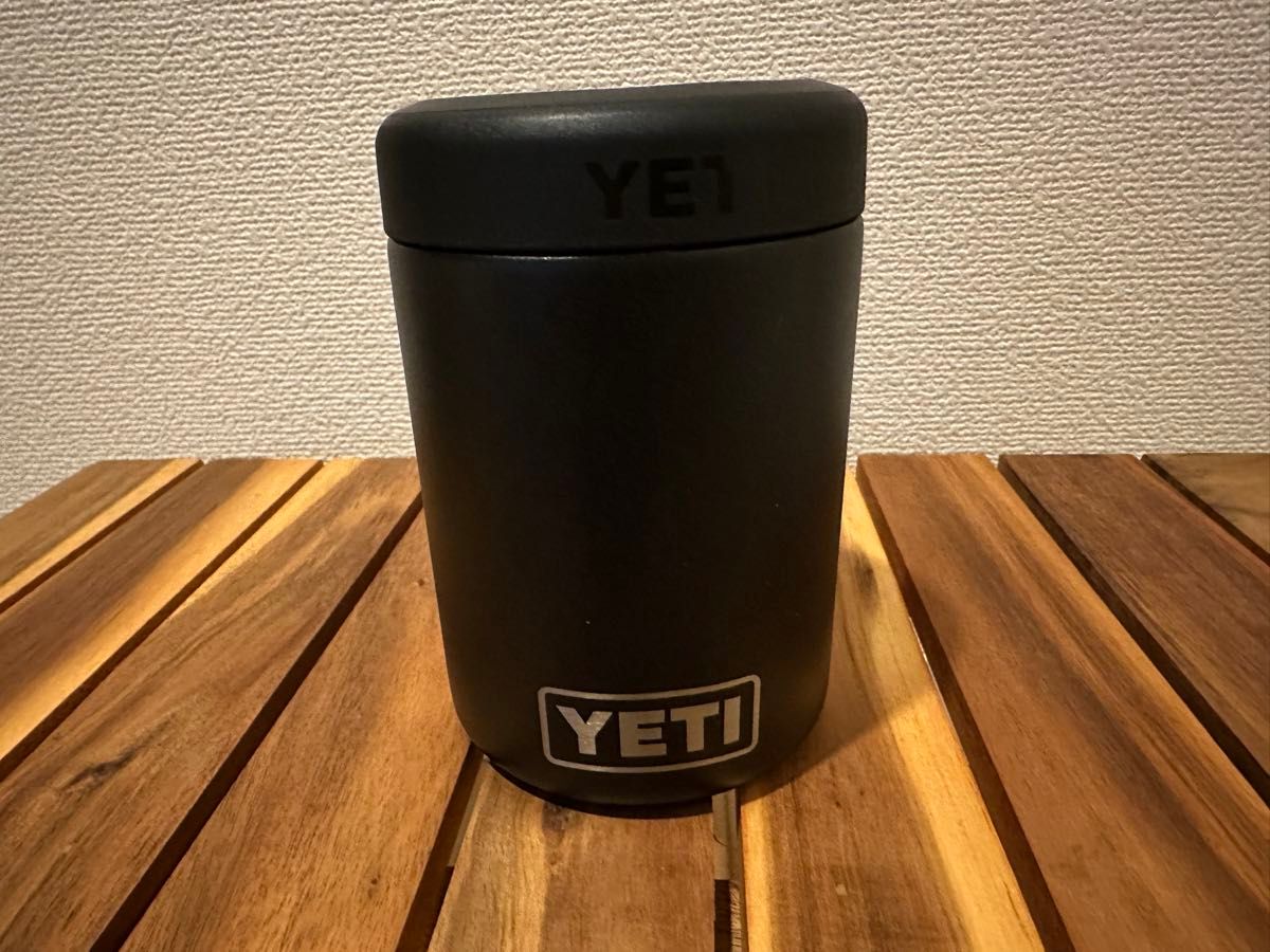 新品同様YETI ランブラー 黒 / ステンレス セット 保冷缶ホルダー 