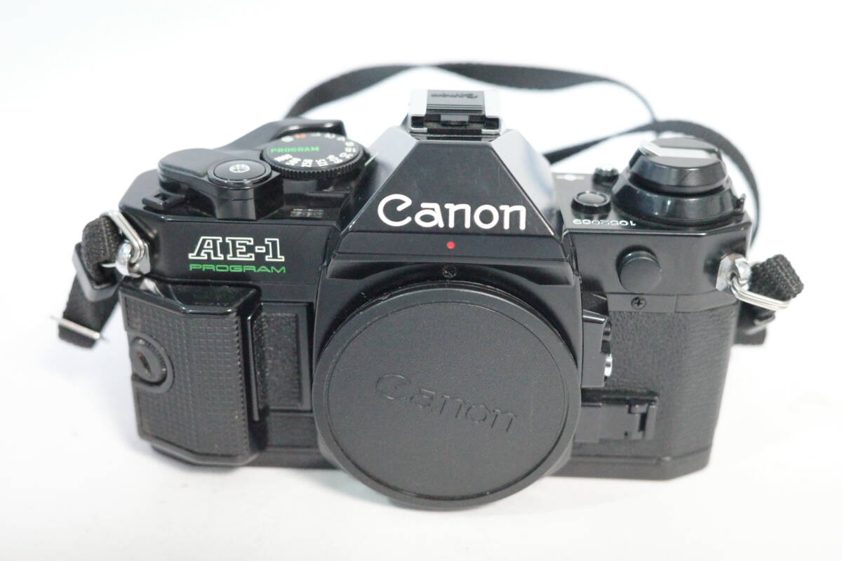 【Canon/キヤノン】丑①339//AE-1 PROGRAM/フィルム一眼レフカメラ/ブラック/ボディ/美品///_画像1
