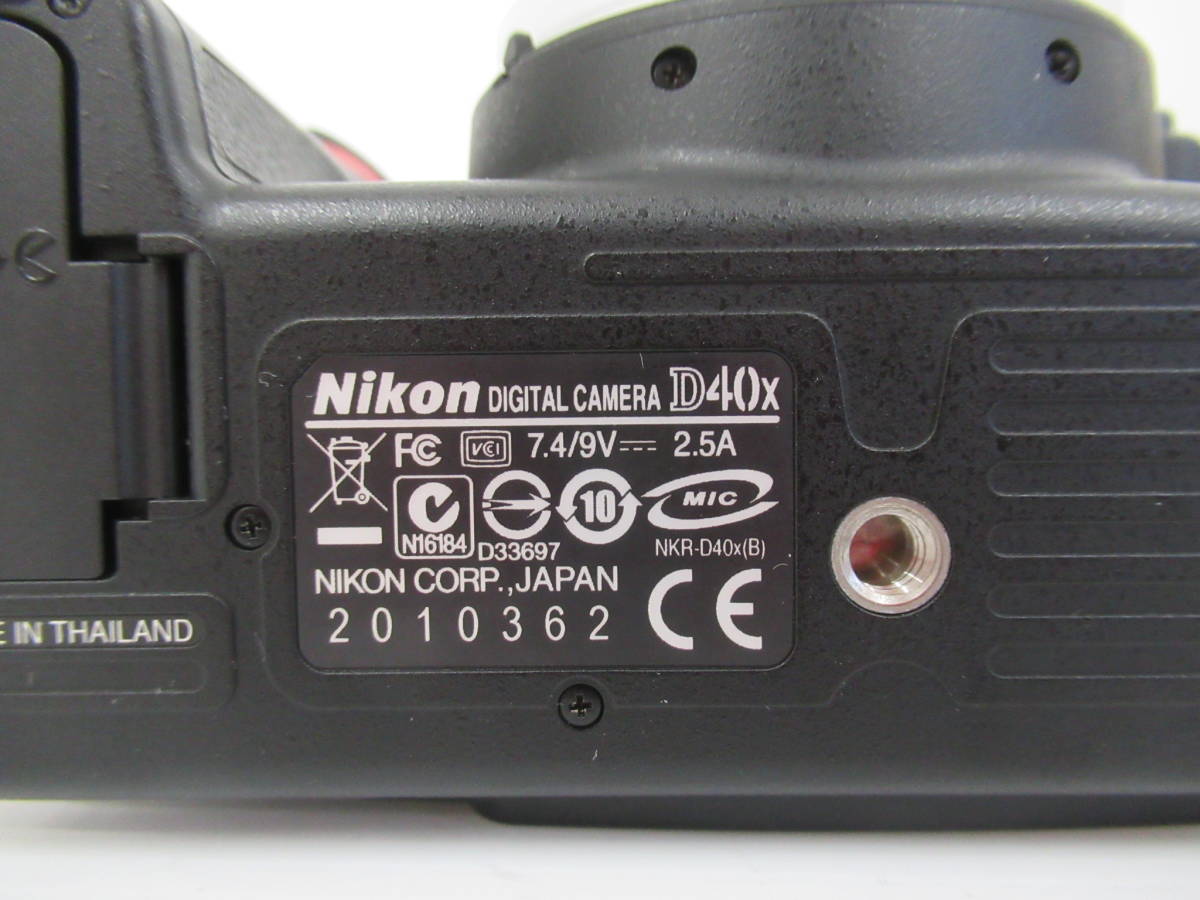 【Nikon/ニコン】丑③163//箱付 D40XKit AF-S DX Zoom-nikkor 18-55mm f/3.5-5.6G ED Ⅱ///_画像6