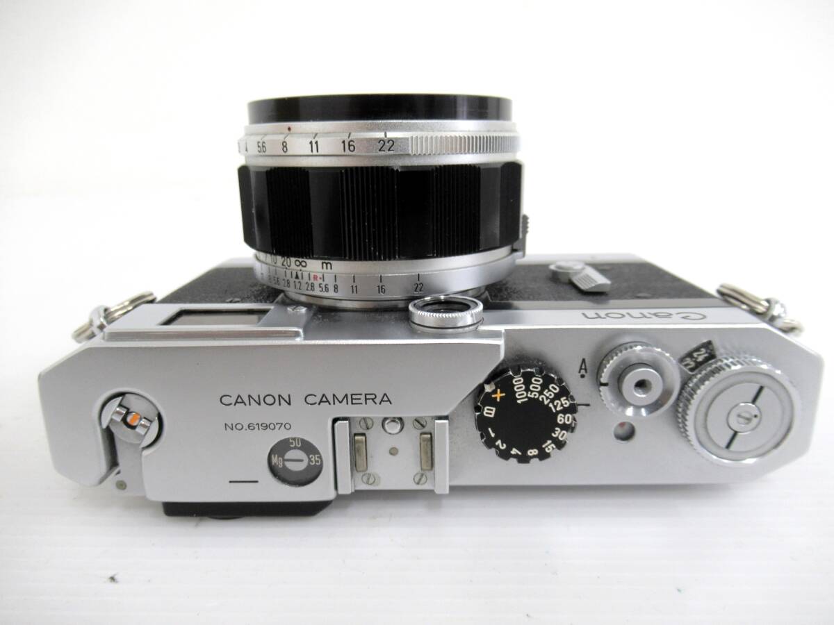 【Canon/キヤノン】丑②175//CANON CAMER MODEL VI-T/50mm 1:1.2 防湿庫保管品　美品_画像3