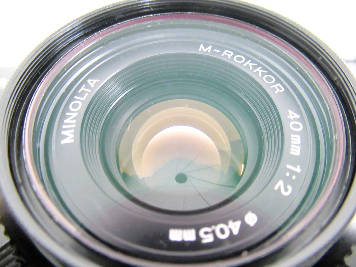 【MINOLTA/ミノルタ】丑②251//美品 MINOLTA CLE M-ROKKOR 40mm 1:2 グリップ、ストロボ付の画像2