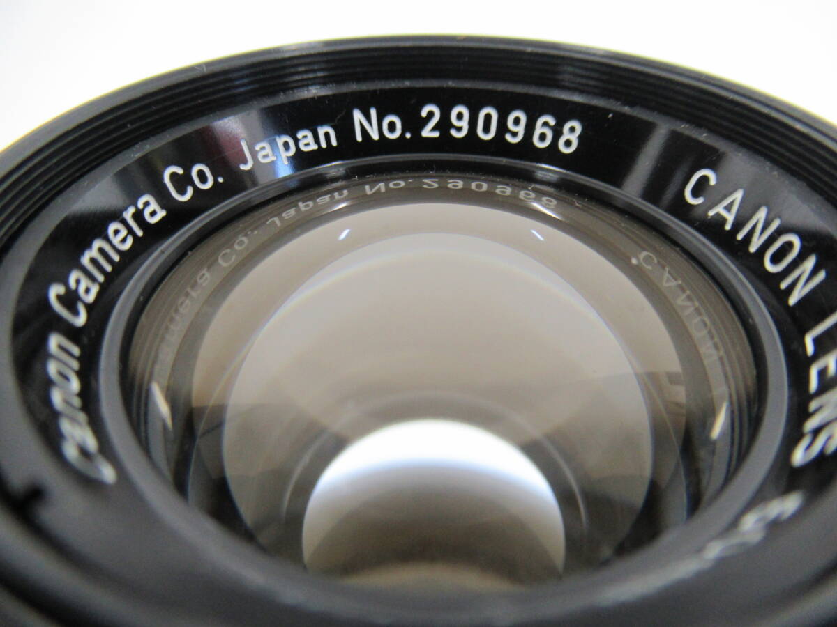 【Canon/キヤノン】丑②274//Canon CAMERA P/Canon P/Canon LENS 50mm f:1.8/ケース、レンズフード付き//_画像3
