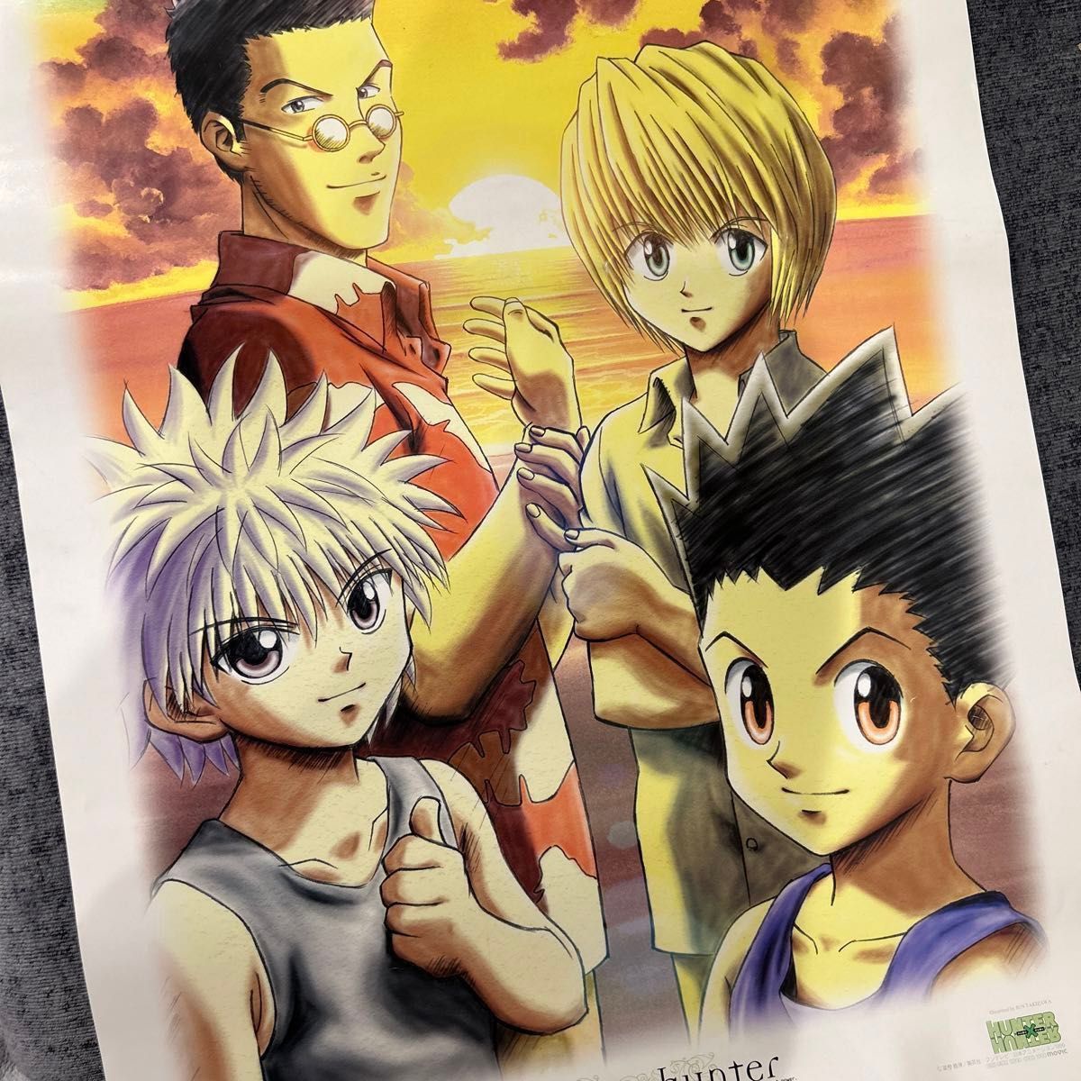 希少品】旧アニメ版 ハンターハンター 2001年 カレンダー 1点 希少品】旧アニメ版 ハンターハンター 2001年 カレンダー 1点
