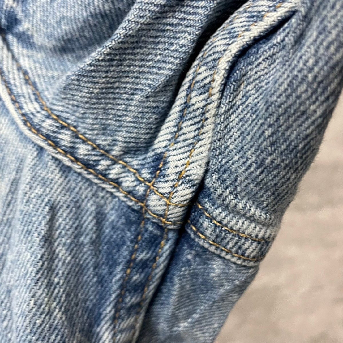 Calvin Klein Jeans ライトブルー イージー ジップフライ デニムジーンズパンツ 40×30 実寸W40in 大きいサイズ RN36009 古着 SK10815_画像6