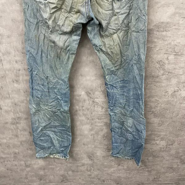 【中古】Levi's501 ライトブルー ボタンフライ デニムジーンズパンツ W32L32 実寸W32in 赤タブ 005010114 USA 海外輸入 古着 LK10544_画像10