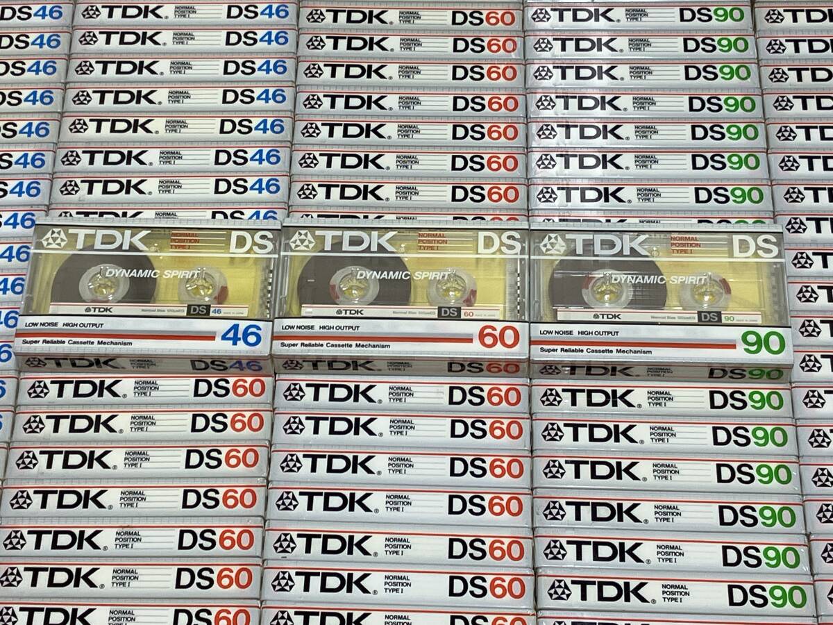 新品未使用品　TDKカセットテープ まとめて　110本　(DS46.34本、DS60.31本、DS90.45本) 未開封品　ノーマルポジションカセットテープ_画像2