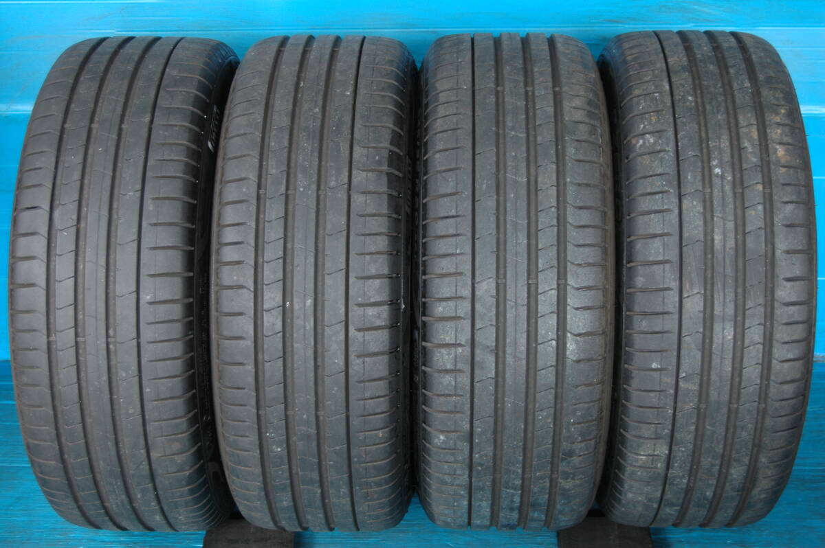 (802)2 VW アルテオン純正 P ZERO SEAL INSIDE 245/35R20 4本セット_残溝(左より)約5.6・5.7・5.6・5.4㎜