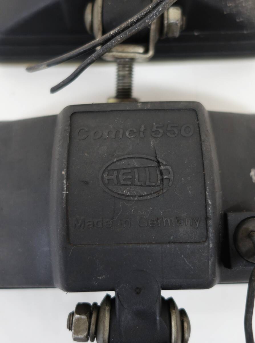 旧車レトロ　中古オートパーツ　 ＊HELLA ヘラ ＊Comet 550 コメット　 　フォグランプ　中古　ペア　 ＊MADE IN GERMANY　ドイツ　 _画像7