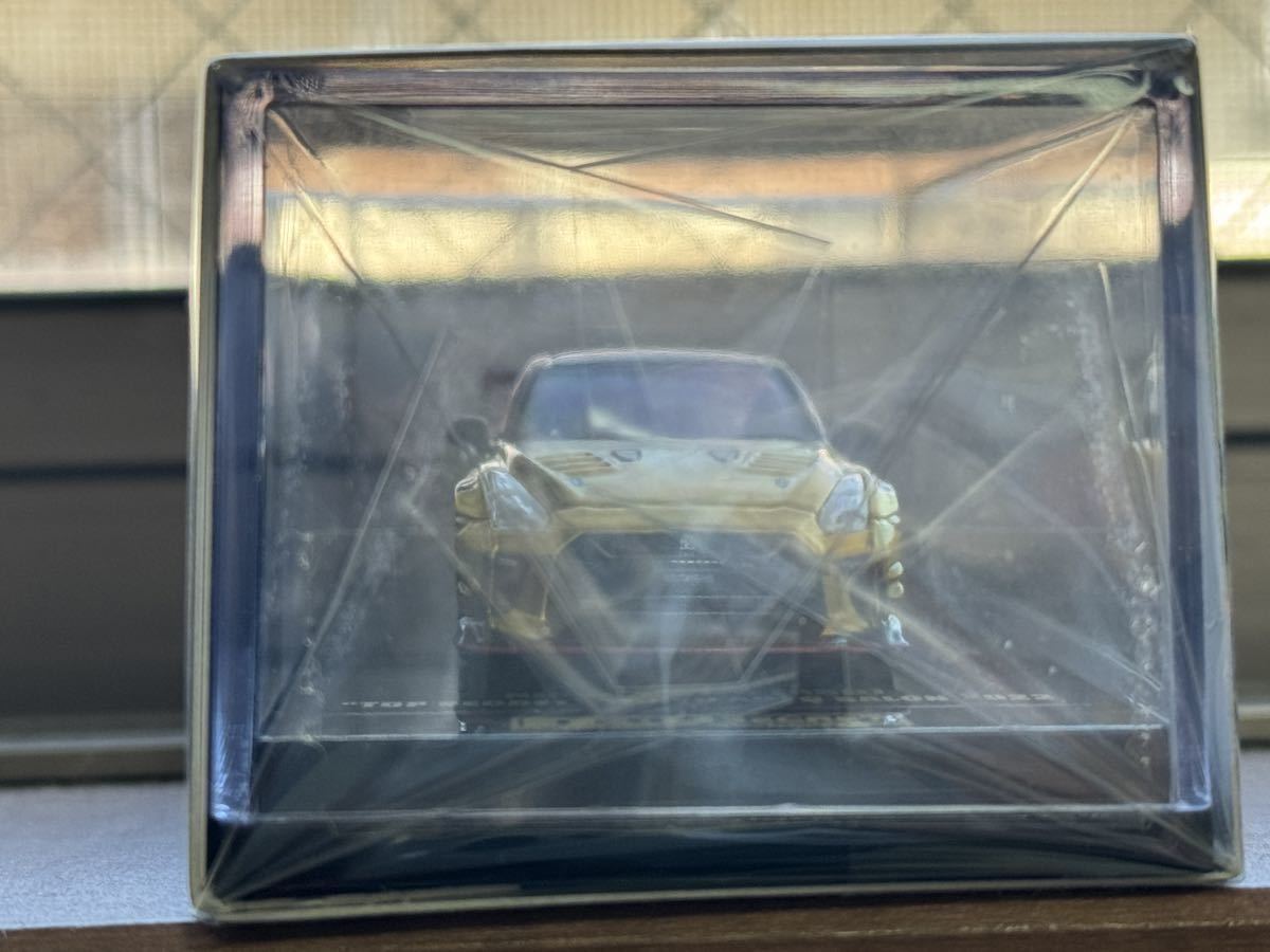 Inno model 1/64 東京オートサロン 会場 限定 日産 R35 GTR 金 トップシークレット TOP SECRET Inno64 ニスモ nismo スモーキー永田 GT-R_画像3