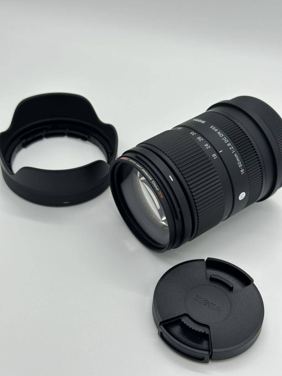 新品同様　LEICA ライカCL ボディ シルバー　Elmarit-TL f2.8/18mm ASPH. SIGMA 18-50mm F2.8 DC DN_画像6