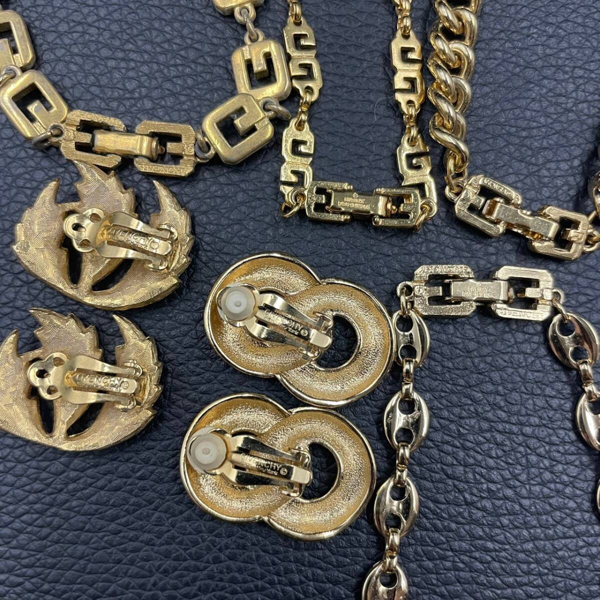 【人気】GIVENCHY / ジバンシィ まとめ ネックレス ブレスレット イヤリング ゴールド ラインストーン ジバンシー アクセサリー/CYB74-4_画像8