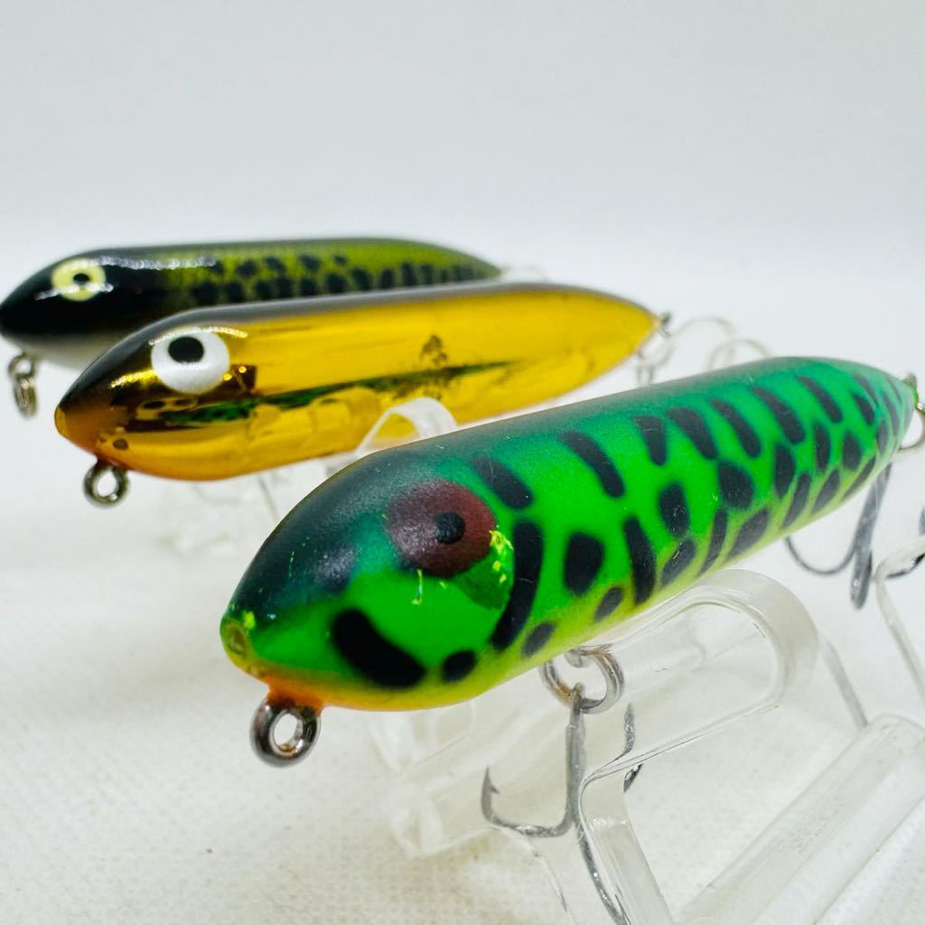 送料無料『ヘドン ザラパピー 3個セット』Heddon ZARA PUPPY OLD ペンシルベイト ザラスプーク パピー_画像1