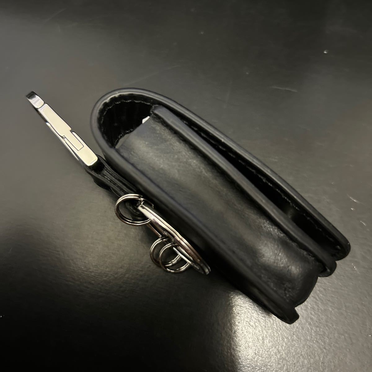  box attaching unused * Mercedes Benz collection /Mercedes-Benz Collection/ key case key cover black | black leather original regular goods *