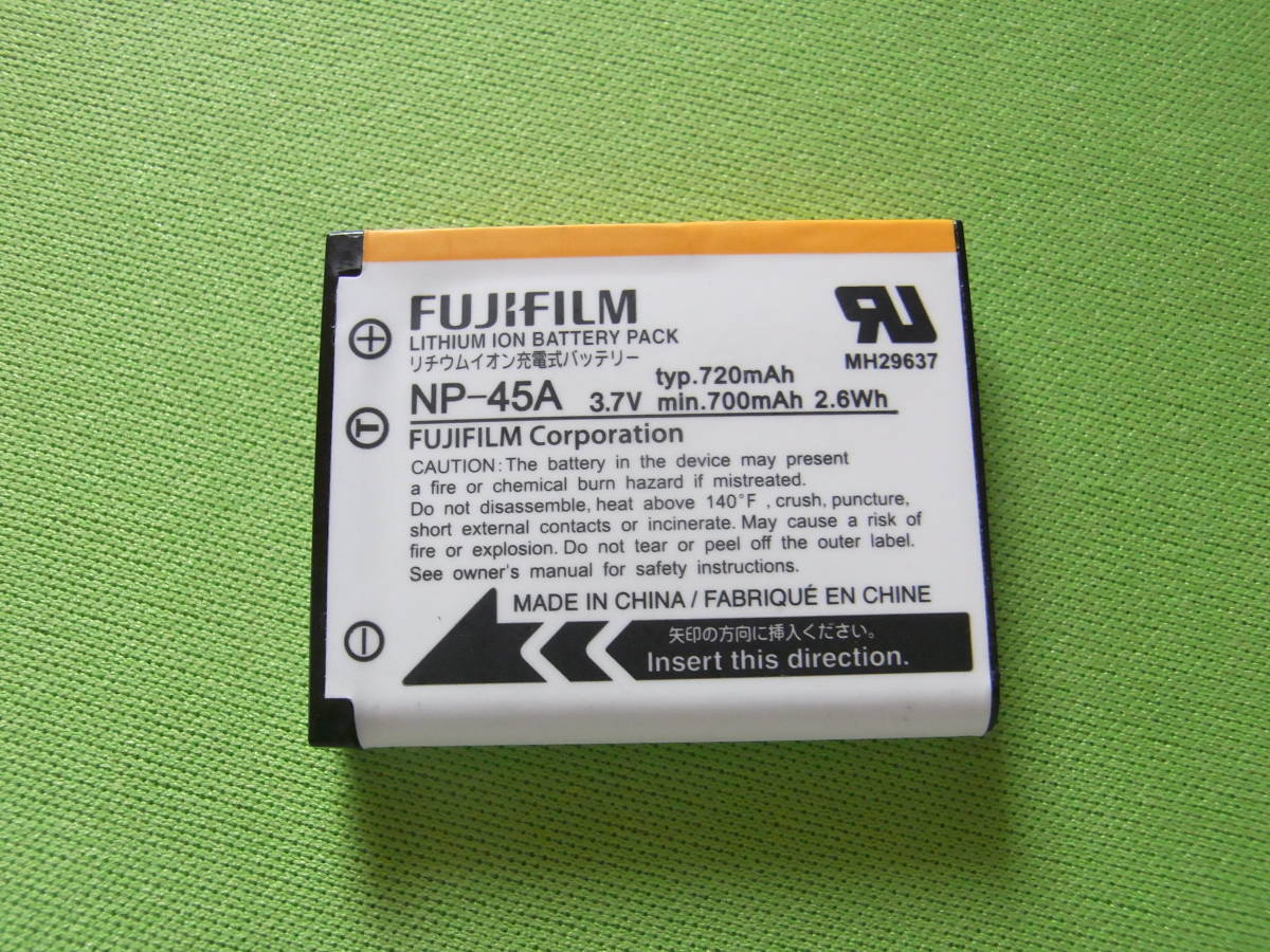 【即決】 FUJIFILM　フジフイルム 【純正品】 　バッテリー NP-45A　 動作品 5._画像1