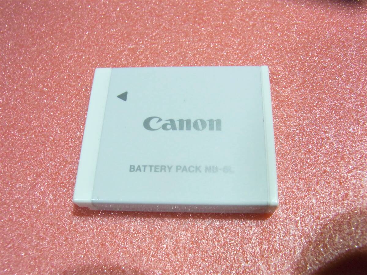 【即決】 Canon キャノン 【純正品】 バッテリー NB-6L 【ホワイト色】 CB-2LY用　動作品 1._画像1