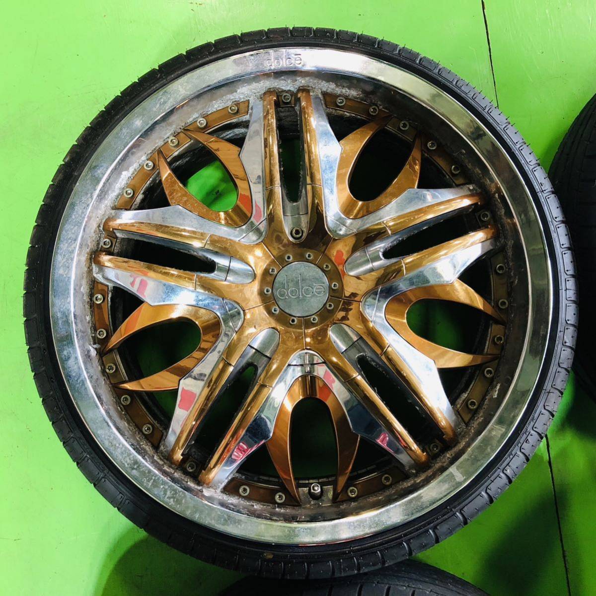 NT401 DOLCEドルチェ DC46 MONDERA JAPAN モンデラジャパン ホイール 20×8.5J +45 PCD 114.3 タイヤ 225/30R20【30系セルシオ/SC430】_画像2