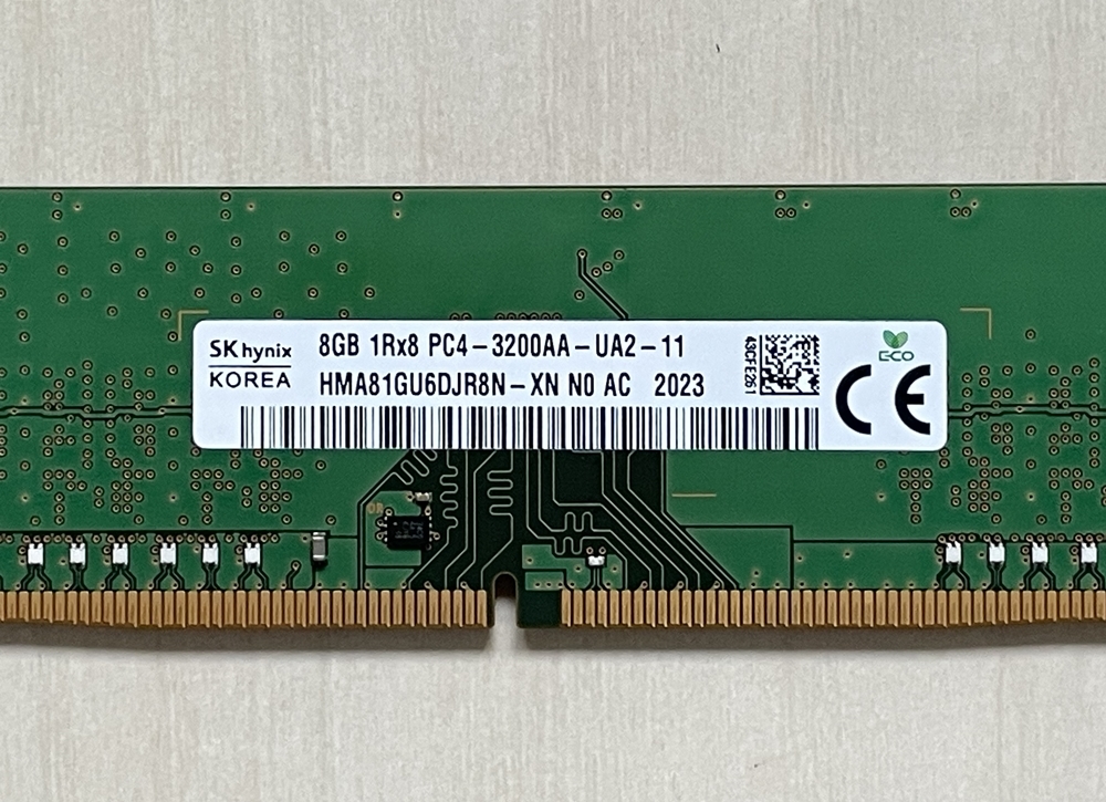 ★SK hynix製 デスクトップPC用メモリ DDR4 3200（PC4-25600）8GB 4枚セット 32GB 動作確認済 DIMM 3200AA★_画像6