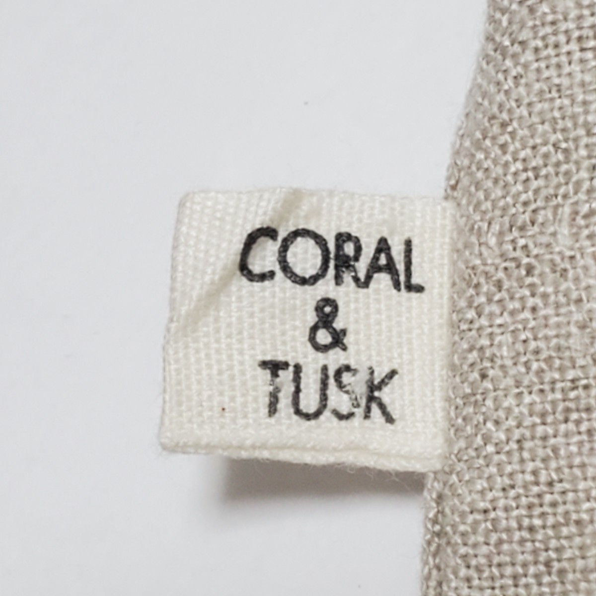 Coral & Tusk coral and task Coaster bear Santa Claus bear embroidery linen
