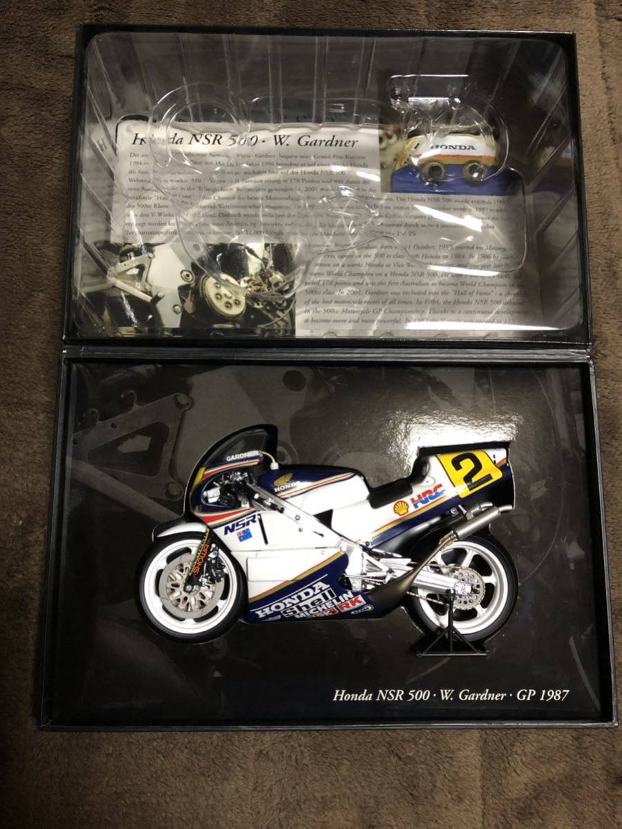 MINICHAMPS ミニチャンプス 1/12 HONDA NSR500 W GARDNER GP 1987 ワイン ガードナー Rothmans HONDA_画像1