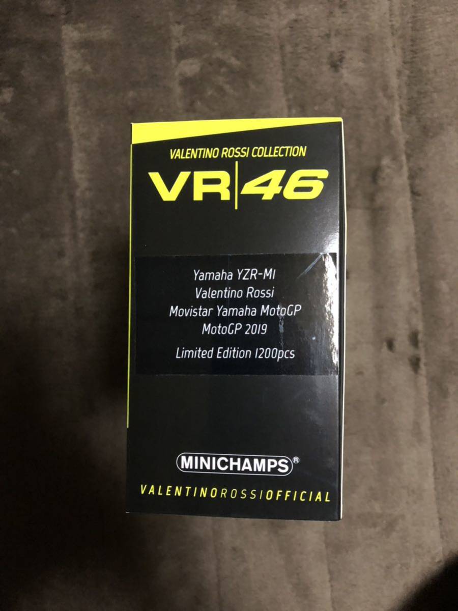 MINICHAMPS ミニチャンプス 1/12 YAMAHA YZR-M1 Valentino Rossi バレンティーノロッシ MotoGP 2019 Limited Edition 1200pcs_画像7