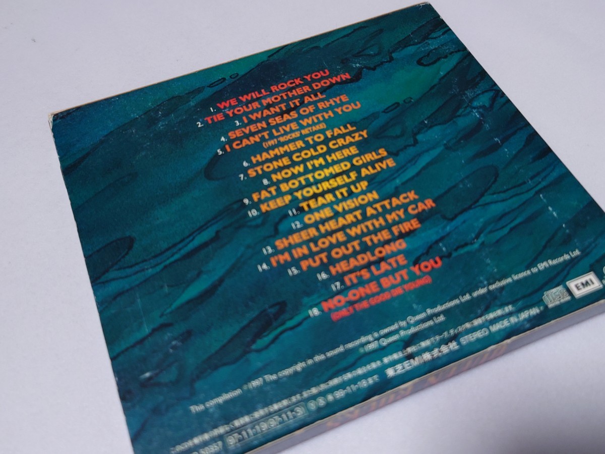 試聴済み 美品 中古CD クィーン QUEEN ROCKS Queen 1997年11月発売 長期自宅保管 CD・ケース色あせ割れキズありの画像8