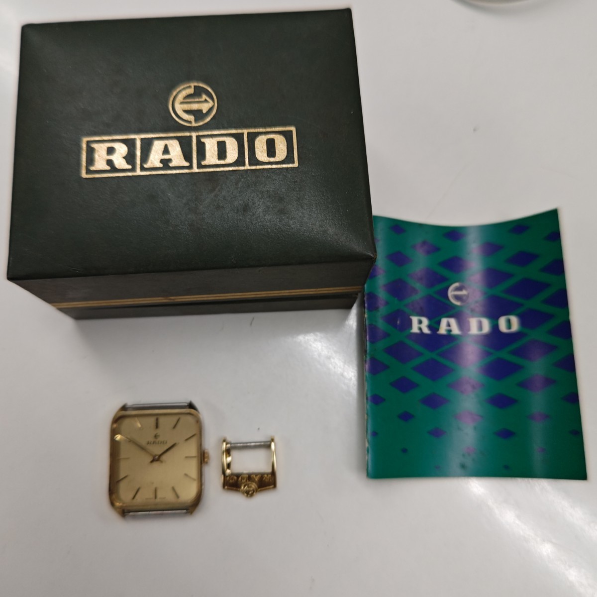 RADO ラドー　396 7935 2 0 01 cal.704 箱、保証書あり　 手巻き ゆうパック60　み_画像1