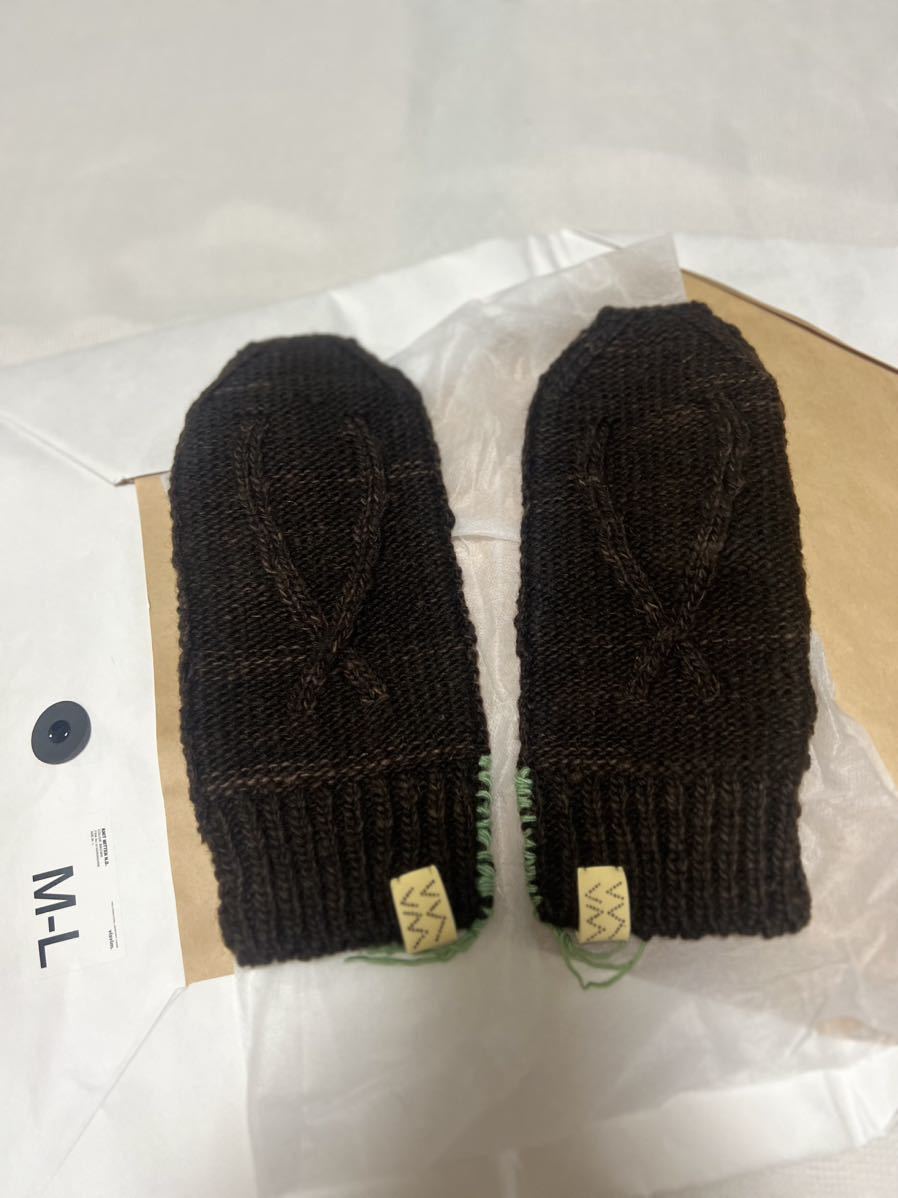 visvim 2022AW KNIT MITTEN N.D. size M-L 送料無料 新品未使用品 // 24SS JOURNEYMAN PANTS TAKED CRUSH ICT CARROLL ニット _画像3