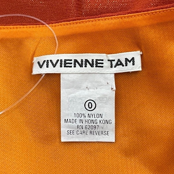 ヴィヴィアンタム VIVIENNE TAM スカート サイズ0 XS - オレンジ レディース ひざ丈/メッシュ ボトムス_画像3