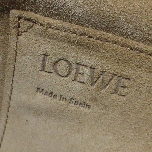 ロエベ LOEWE ハンドバッグ ミッシー スモール レザー×パイソン 黒×ベージュ×ダークブラウン バッグ_画像7